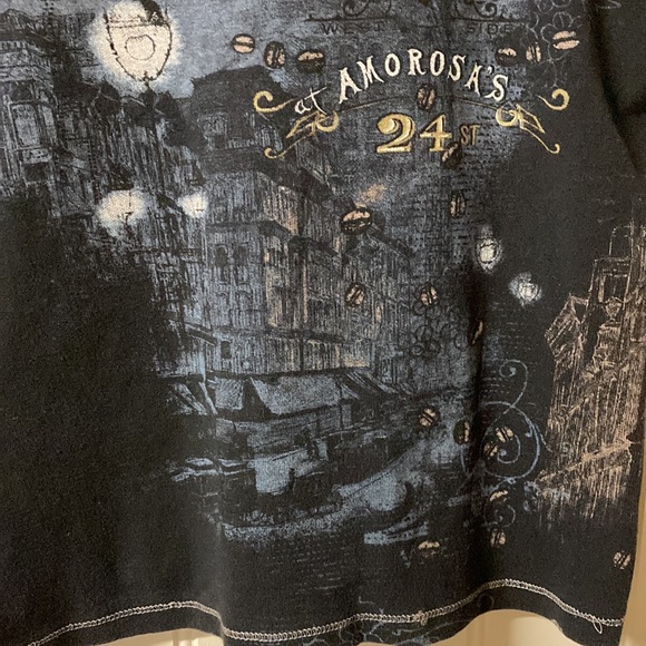 Blue Canyon Clothing Tops Blue Canyon Rare Unique Cafe Latte Black